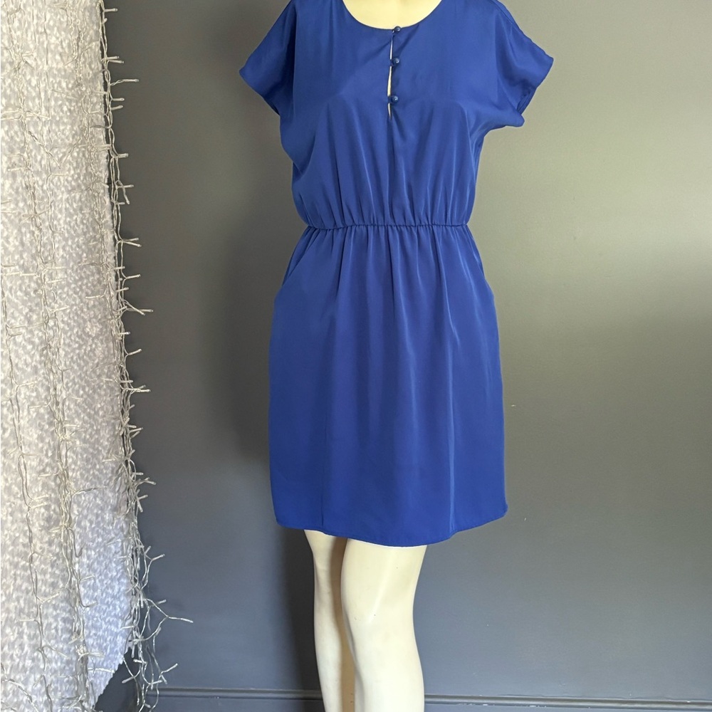 Elegant Blue Women's Dress